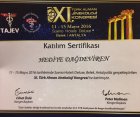 Dr. Öğr. Üyesi Hediye Dağdeviren Kadın Hastalıkları ve Doğum sertifikası