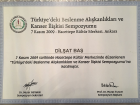 Uzm. Dyt. Dilşat Baş Diyetisyen sertifikası