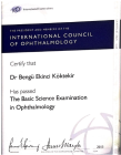 Prof. Dr. Bengü Ekinci Köktekir Göz Hastalıkları sertifikası