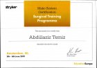 Op. Dr. Abdülaziz Temiz Ortopedi ve Travmatoloji sertifikası