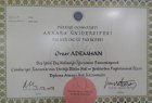 Uzm. Dr. Onur Ademhan Diş Hekimi sertifikası