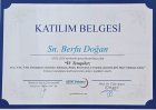 Uzm. Dr. Berfu Doğan Sertifikalı Medikal Estetik sertifikası