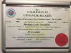 Doç. Dr. Ersin Nuzumlalı Ortopedi ve Travmatoloji sertifikası