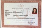 Dt. Seçil Sönmez Diş Hekimi sertifikası