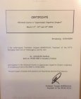 Op. Dr. Berkhan Savaşçın Genel Cerrahi sertifikası