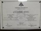Dyt. Gülnihal Topal Diyetisyen sertifikası