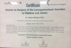 Prof. Dr. Hakan Birkent Kulak Burun Boğaz hastalıkları - KBB sertifikası