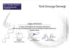 Prof. Dr. Yetkin Söyüncü Ortopedi ve Travmatoloji sertifikası