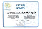 Dr. Cemalettin Ekmekcioğlu Geleneksel ve Tamamlayıcı Tıp sertifikası