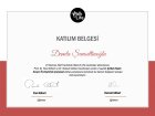 Uzm. Kl. Psk. Damla Şemsettinoğlu Psikoloji sertifikası