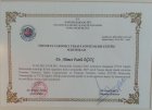 Op. Dr. Ahmet Fatih Öğüç Kadın Hastalıkları ve Doğum sertifikası