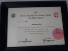 Dt. İlyas Erkut Yılmaz Diş Hekimi sertifikası