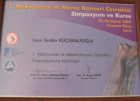 Op. Dr. Serdar Küçükalioğlu Genel Cerrahi sertifikası