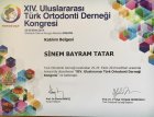 Uzm. Dr. Dt. Sinem TATAR Diş Hekimi sertifikası