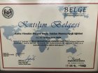 Uzm. Dt. Mehmet Emin Örük Diş Hekimi sertifikası