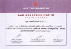 Uzm. Dr. Dt. Burak Şahbazoğlu Diş Hekimi sertifikası
