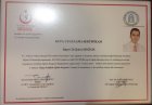 Uzm. Dr. Şükrü Bağcık Geleneksel ve Tamamlayıcı Tıp sertifikası