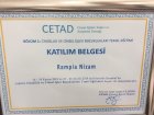 Op. Dr. Rabia (Rampia) Nizam Kadın Hastalıkları ve Doğum sertifikası