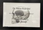 Uzm. Dt. Harun Reşit Bal Diş Hekimi sertifikası