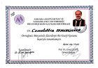 Dr. Cemalettin Ekmekcioğlu Geleneksel ve Tamamlayıcı Tıp sertifikası