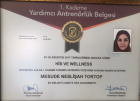 Dyt. Mesude Neslişah Tortop Diyetisyen sertifikası