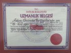 Dr. Öğr. Üyesi Eser Ağar Kadın Hastalıkları ve Doğum sertifikası