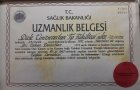 Doç. Dr. Özkan Demirhan Göğüs Cerrahisi sertifikası