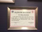 Op. Dr. Hüsne Bostan Kadın Hastalıkları ve Doğum sertifikası