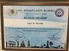 Op. Dr. Aslı Can Plastik Rekonstrüktif ve Estetik Cerrahi sertifikası