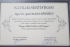 Uzm. Dr. Aysel Alkan Köseoğlu Psikiyatri sertifikası