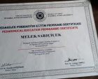 Uzm. Kl. Psk. Melek Sarıçiçek Psikoloji sertifikası