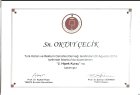 Op. Dr. Oktay Çelik Genel Cerrahi sertifikası
