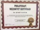Uzm. Dr. Şükrü Bağcık Geleneksel ve Tamamlayıcı Tıp sertifikası
