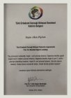 Dr. Dt. Akın Pişiren Diş Hekimi sertifikası