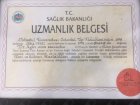 Uzm. Dr. Ayfer Aydın Dermatoloji sertifikası