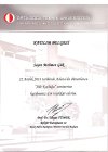 Uzm. Psk. Dan. Mehmet Gök Psikoloji sertifikası