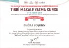 Doç. Dr. Buğra Coşkun Kadın Hastalıkları ve Doğum sertifikası