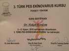 Op. Dr. Hakan Kıvılcım Ortopedi ve Travmatoloji sertifikası