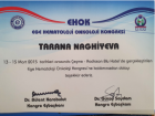 Uzm. Dr. Tarana Nahgiyeva Dahiliye - İç Hastalıkları sertifikası