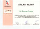 Doç. Dr. Serkan Arslan Çocuk Cerrahisi sertifikası