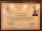 Uzm. Dr. Muzaffer Öztosun Geleneksel ve Tamamlayıcı Tıp sertifikası
