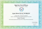 Uzm. Kl. Psk. Merve Kılıç Psikoloji sertifikası