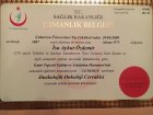 Prof. Dr. İsa Aykut Özdemir Kadın Hastalıkları ve Doğum sertifikası