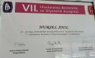 Dyt. Nursel Anıl Diyetisyen sertifikası