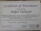 Dt. Doğan Yeşilçayır Diş Hekimi sertifikası