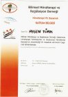 Uzm. Dr. Ayşen Türk Spor Hekimliği sertifikası
