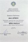 Uzm. Dr. Dt. Şule Şimşek Diş Hekimi sertifikası