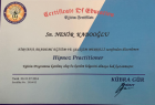 Uzm. Kl. Psk. Nehir Kadooğlu Psikoloji sertifikası