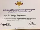 Dr. Öğr. Üyesi Hediye Dağdeviren Kadın Hastalıkları ve Doğum sertifikası