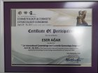 Dr. Öğr. Üyesi Eser Ağar Kadın Hastalıkları ve Doğum sertifikası